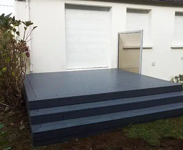 Terrasse réalisée par Atelier du Léon